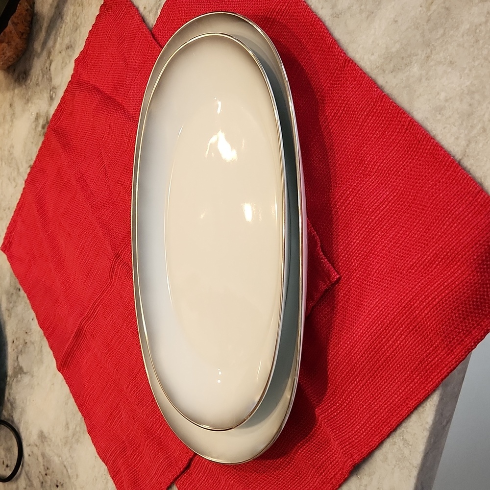COPY - Vintage  ROSENTHAL Bettina Smoke Platters 15" x 9" & 13" x 8" Lot of 2